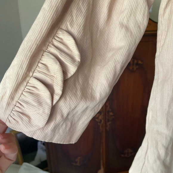 CAbi Pink Petal Collar Lined Blazer Jacket 16 - Picture 7 of 9